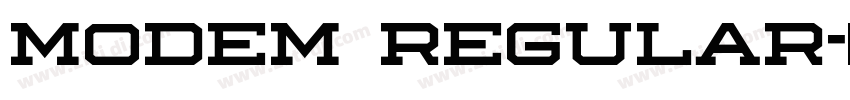 Modem Regular字体转换 Modem Regular字体转换